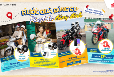Honda Việt Nam mang đến loạt ưu đãi hấp dẫn chào hè với Chương trình khuyến mại “Rước quà đúng gu, phượt hè đúng đỉnh”