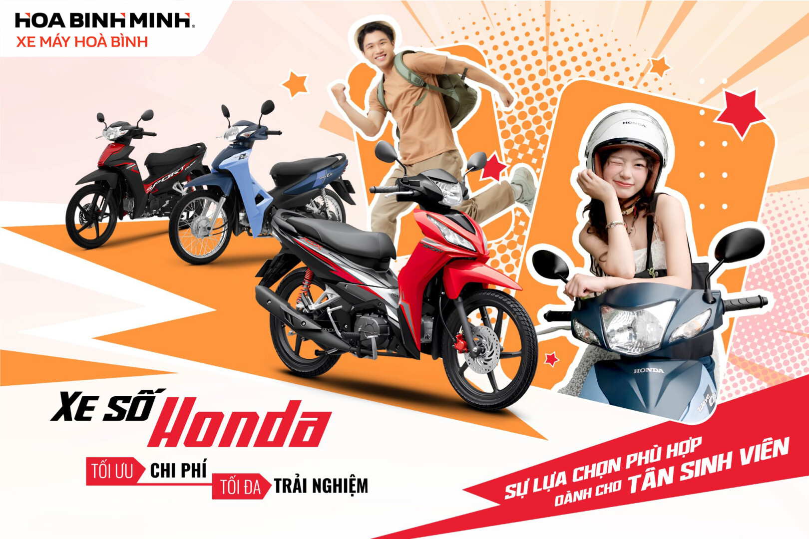 Xe Số Honda – Sự Lựa Chọn Phù Hợp Dành Cho Tân Sinh Viên