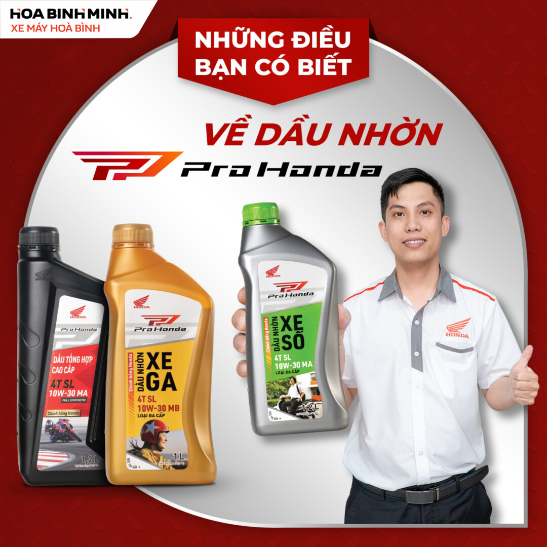 Dầu Nhờn Pro Honda – Thương Hiệu Toàn Cầu Từ Honda